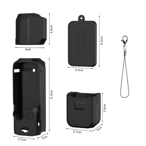 ZORBES® Silicone Protective Case for DJI OSMO Pocket 3, Protective Cover Handheld Gimbal Action Camera Accessories, Full Protection, Camera Lens Cover, Osmo Pocket 3 Accessories Protector ZORBES® Silicone Protective Case for DJI OSMO Pocket 3, Protective Cover Handheld Gimbal Action Camera Accessories, Full Protection, Camera Lens Cover, Osmo Pocket 3 Accessories Protector